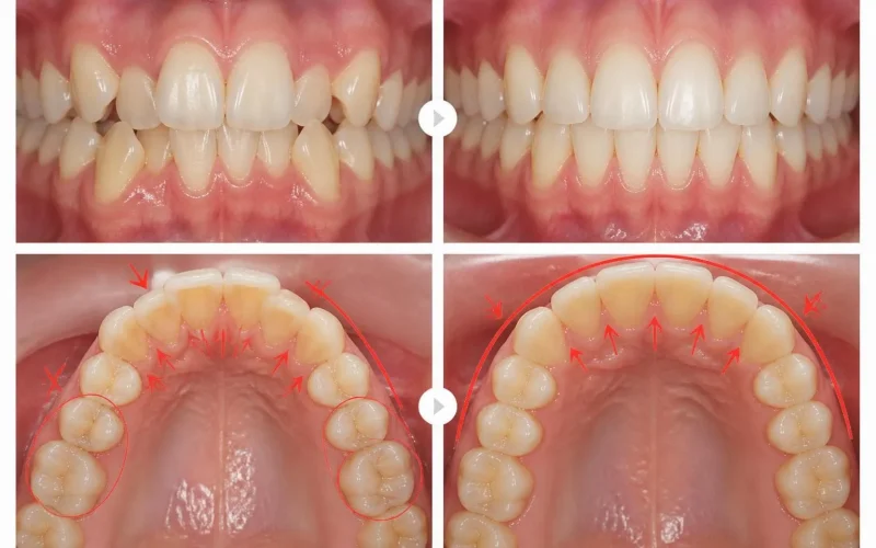 [경산 명치과] myungdental - 인비절라인 투명교정 - 심한 덧니 총생 비발치 교정 (2)