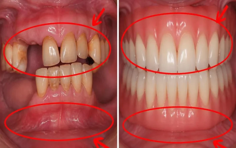 [경산 명치과] myungdental - 임플란트 틀니 - 하악 완전 무치악 임플란트 틀니