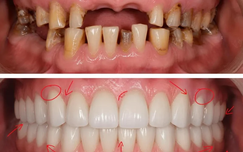[경산 명치과] myungdental - 전체 디지털 풀아치 임플란트 - 다수 치아 상실 → 전악 임플란트 수복